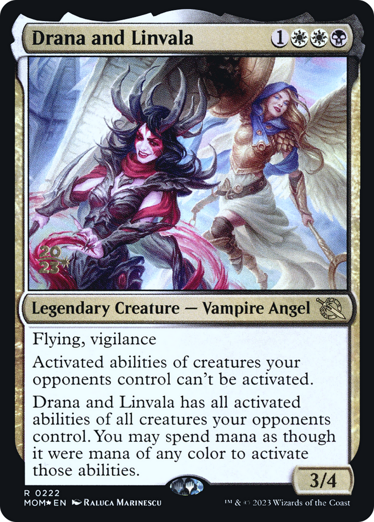 Drana and Linvala [March of the Machine Prerelease Promos] | Good Games Morley