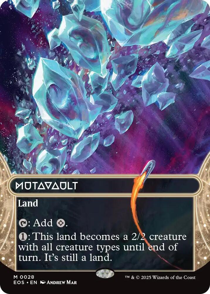 Mutavault  28 (Edge of Eternities: Stellar Sights)  - Borderless Foil | Good Games Morley