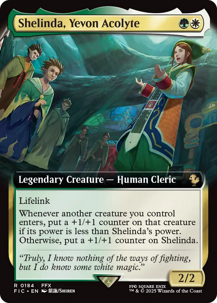 Shelinda, Yevon Acolyte (Extended Art) [FINAL FANTASY Commander] | Good Games Morley