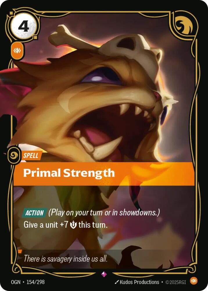 Primal Strength 154/298 (Origins)  - Foil | Good Games Morley