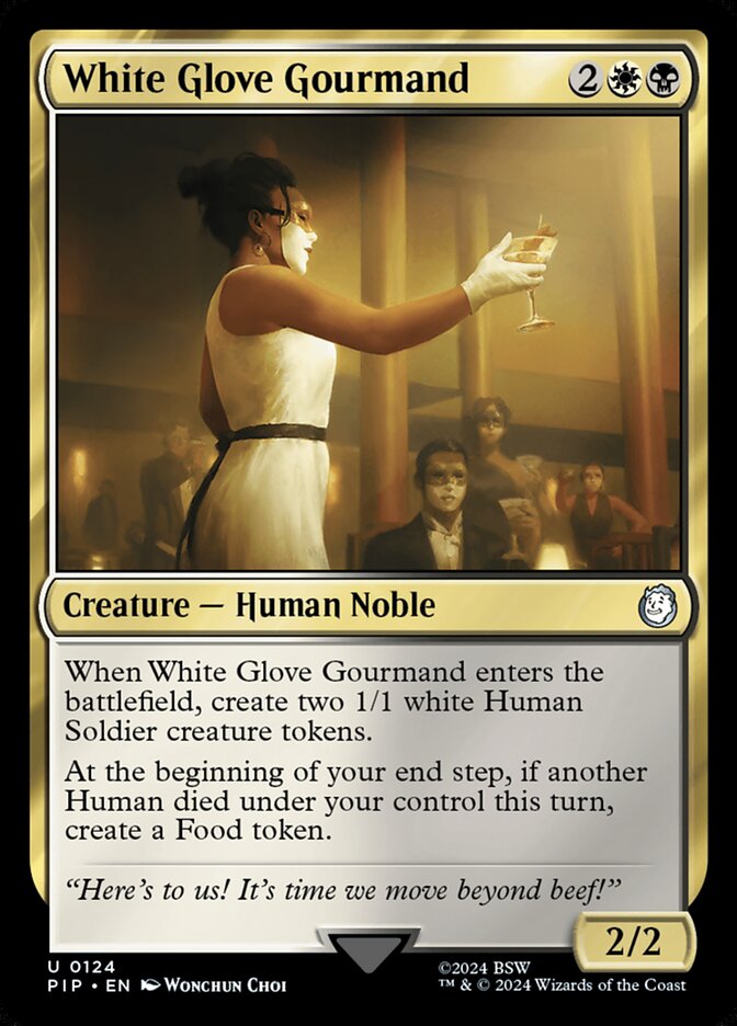 White Glove Gourmand 124/326 (Universes Beyond: Fallout)  | Good Games Morley