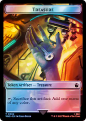 Copy // Treasure (0062) Double-Sided Token (Surge Foil) [Doctor Who Tokens] | Good Games Morley