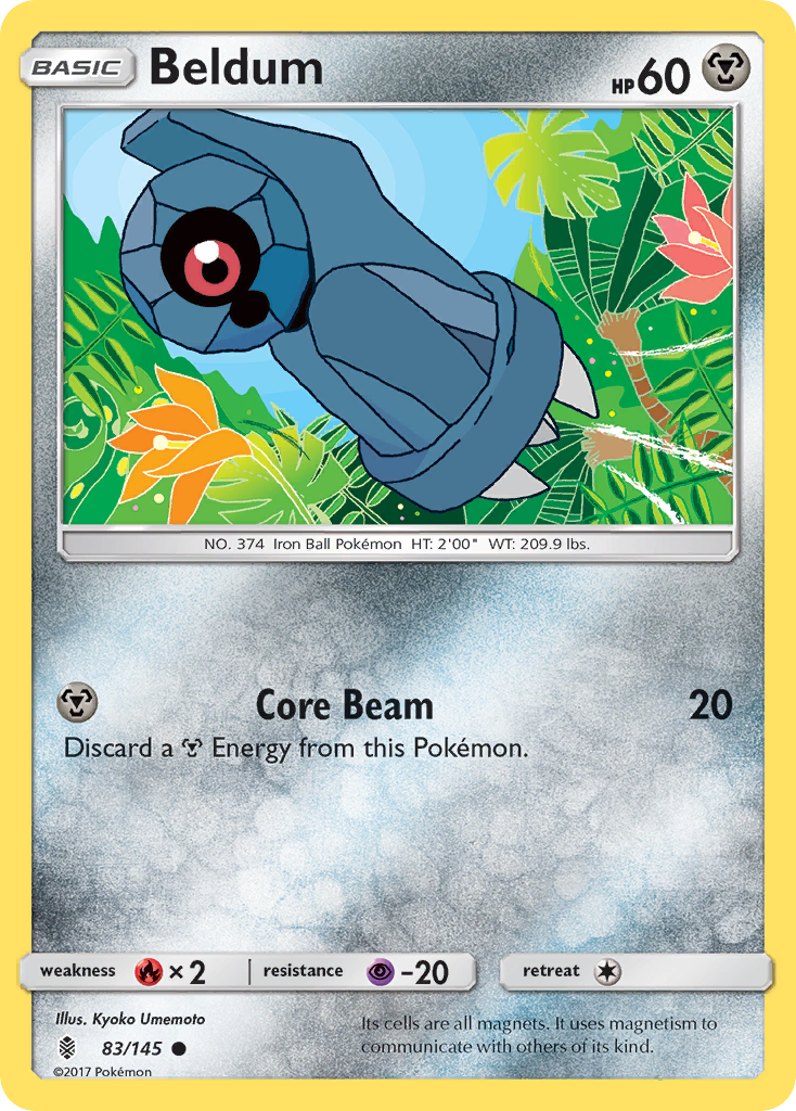 Beldum (83/145) [Sun & Moon: Guardians Rising] | Good Games Morley