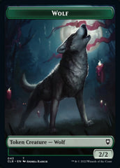 Wolf // Insect Double-Sided Token [Commander Legends: Battle for Baldur's Gate Tokens] | Good Games Morley
