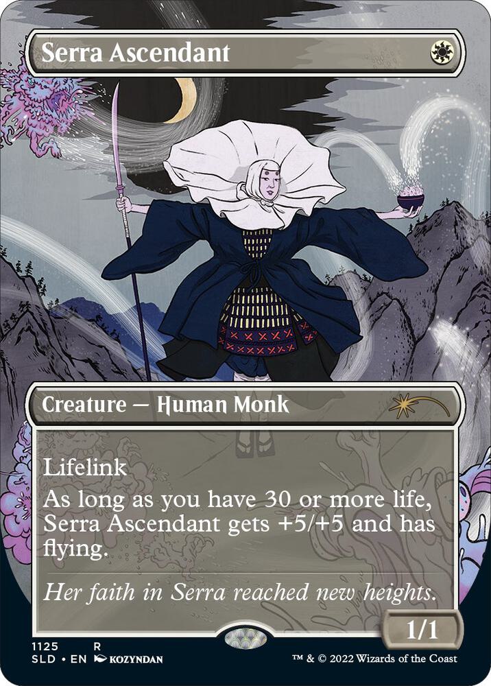 Serra Ascendant 1125 (Secret Lair Drop Series)  - Borderless Foil | Good Games Morley