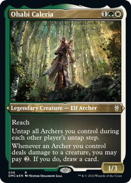 Ohabi Caleria Foil Etched 58 (Commander: Dominaria United)  - Foil | Good Games Morley