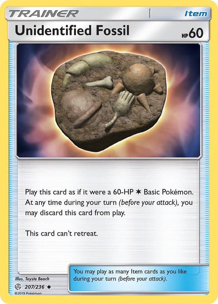 Unidentified Fossil 207/236 (SM - Cosmic Eclipse)  | Good Games Morley