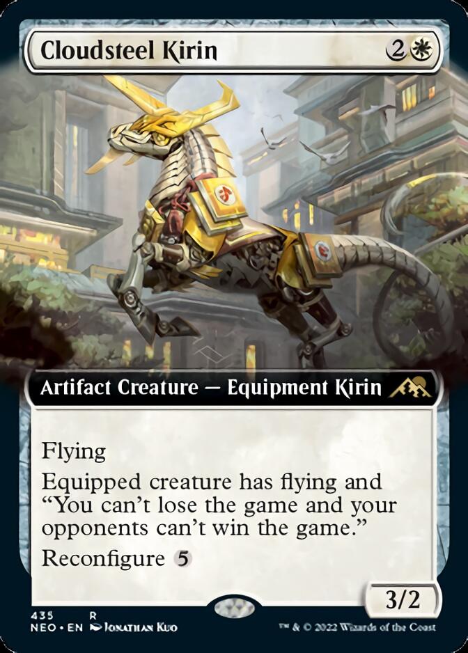 Cloudsteel Kirin (Extended Art) [Kamigawa: Neon Dynasty] | Good Games Morley