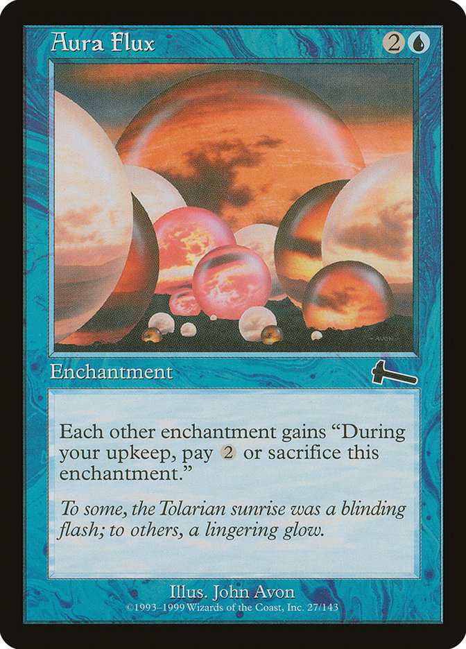 Aura Flux 27/143 (Urza's Legacy)  - Foil | Good Games Morley