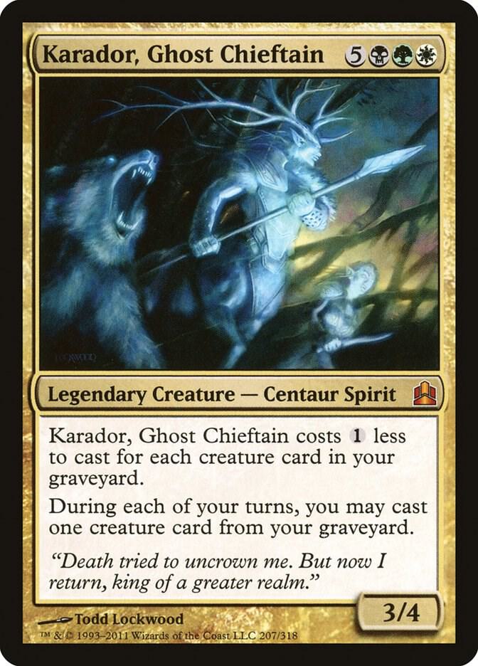 Karador, Ghost Chieftain 207/318 (Commander)  | Good Games Morley