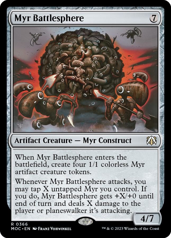 Myr Battlesphere 366/444 (Commander: March of the Machine)  | Good Games Morley