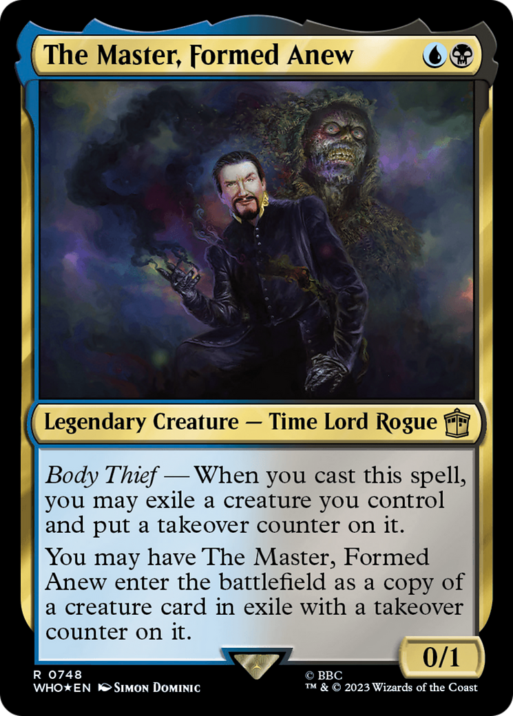 The Master, Formed Anew (Surge Foil) [Doctor Who] | Good Games Morley