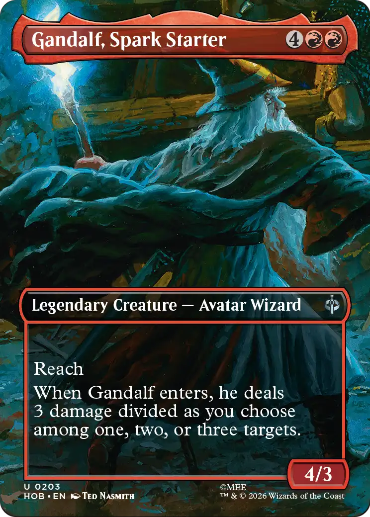 Gandalf, Spark Starter (Borderless) [The Hobbit] | Good Games Morley