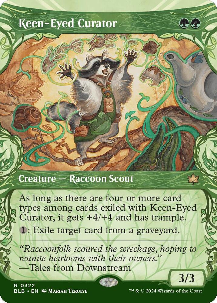 Keen-Eyed Curator 322 (Bloomburrow)  - Showcase | Good Games Morley