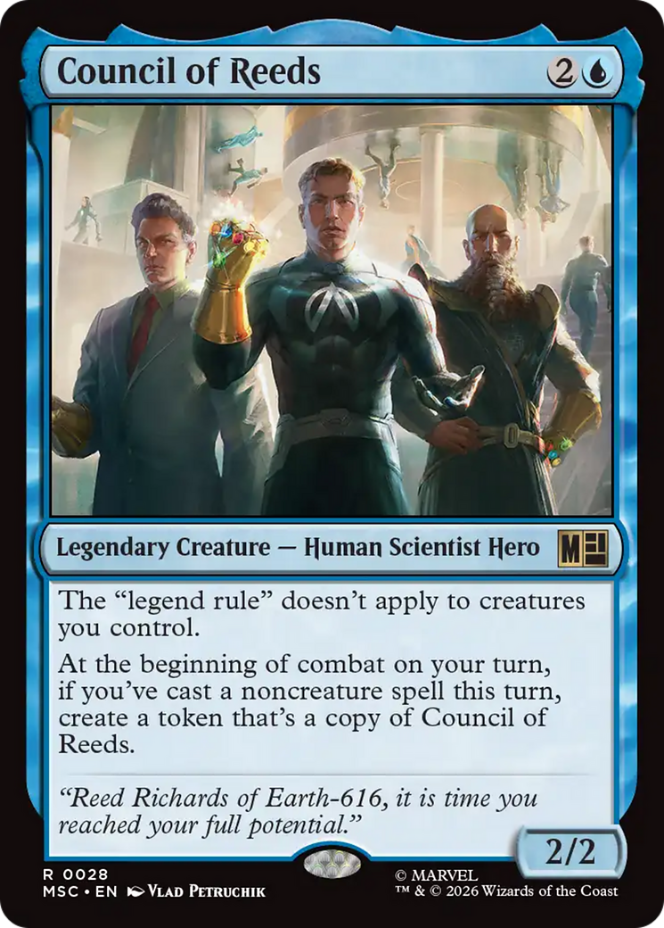 Council of Reeds (Surge Foil) [Marvel Super Heroes Commander] | Good Games Morley
