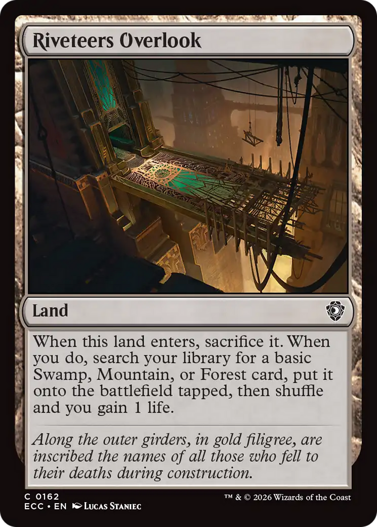 Riveteers Overlook [Lorwyn Eclipsed Commander] | Good Games Morley