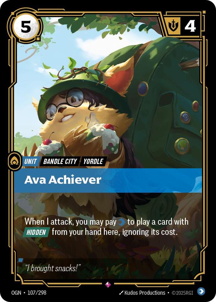 Ava Achiever 107/298 (Origins)  - Foil | Good Games Morley