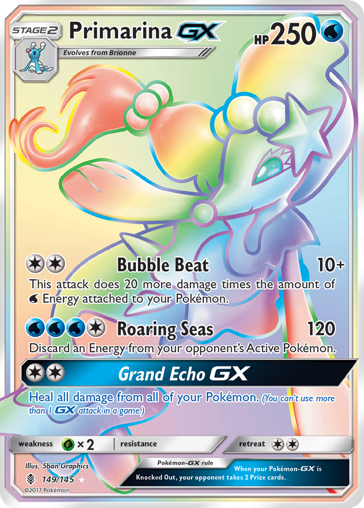 Primarina GX (149/145) [Sun & Moon: Guardians Rising] | Good Games Morley