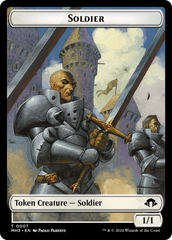 Eldrazi Spawn // Soldier Double-Sided Token [Modern Horizons 3 Tokens] | Good Games Morley