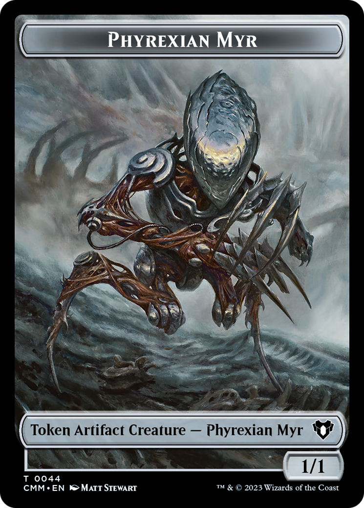 Phyrexian Myr Token [Commander Masters Tokens] | Good Games Morley