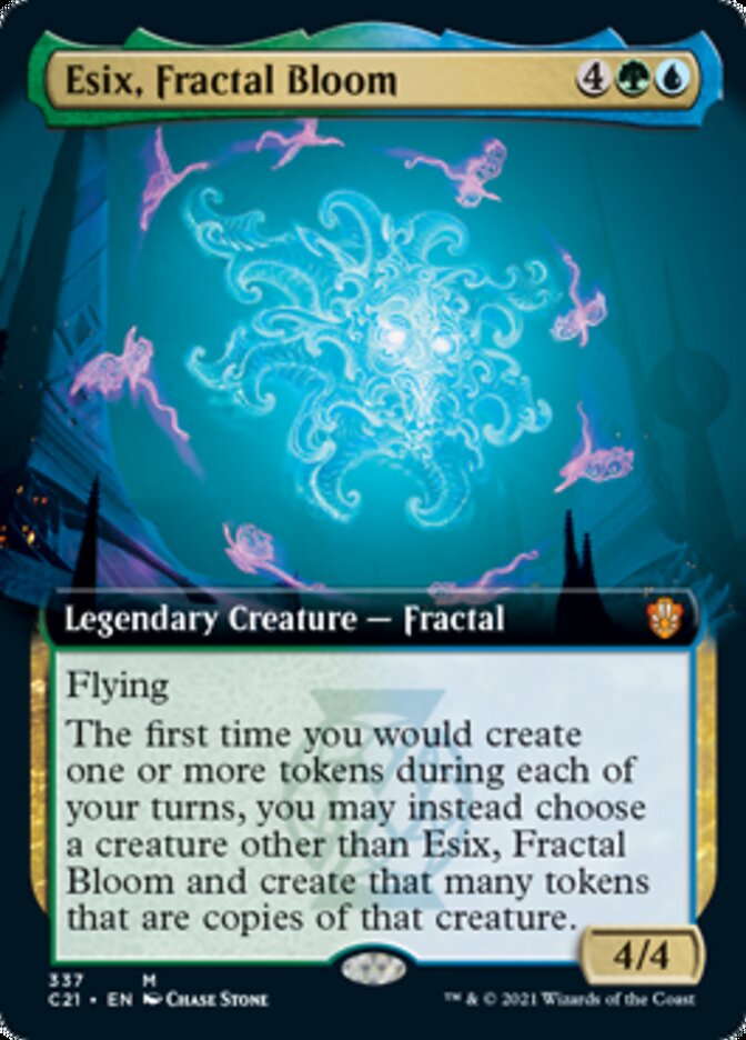 Esix, Fractal Bloom (Extended Art) [Commander 2021] | Good Games Morley