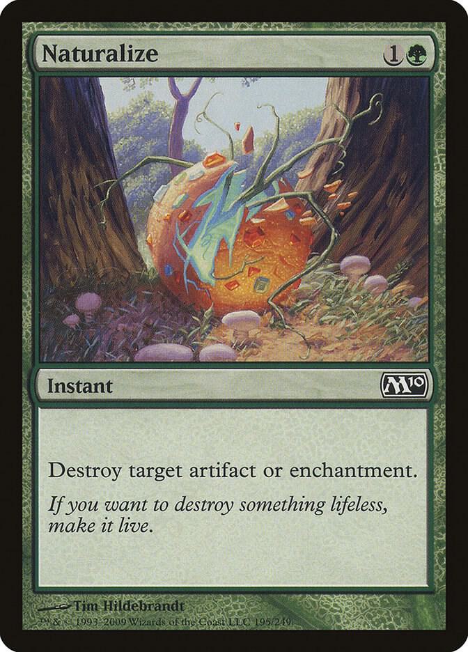 Naturalize 195/249 (Magic 2010 (M10))  | Good Games Morley
