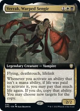 Verrak Warped Sengir Extended Art 92/50 (Commander: Dominaria United)  | Good Games Morley
