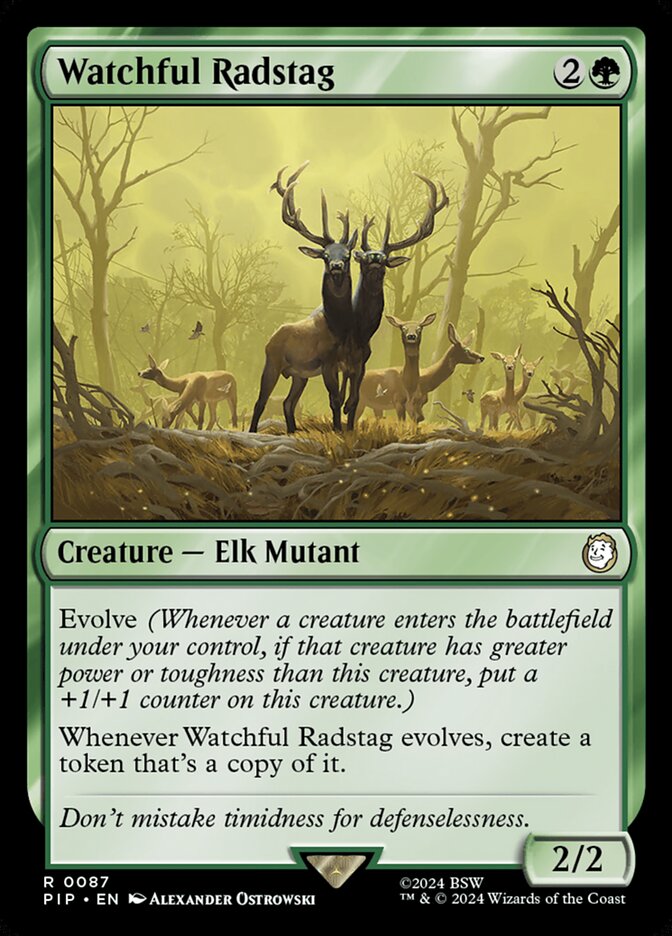 Watchful Radstag 87/326 (Universes Beyond: Fallout)  | Good Games Morley