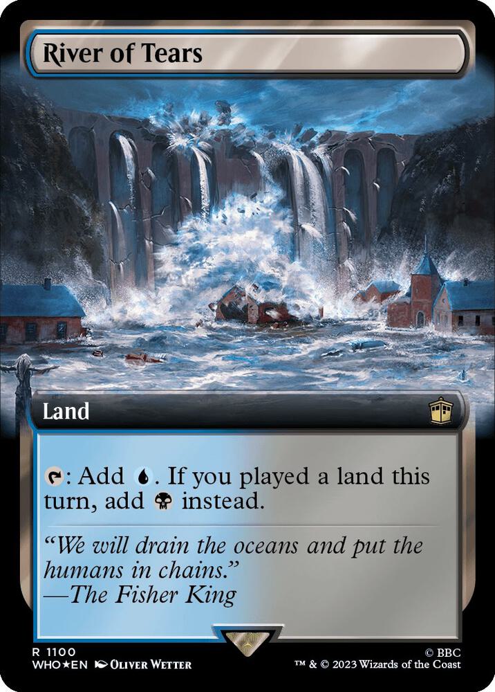 River of Tears 1100/331 (Universes Beyond: Doctor Who)  - Extended Art Surge Foil | Good Games Morley