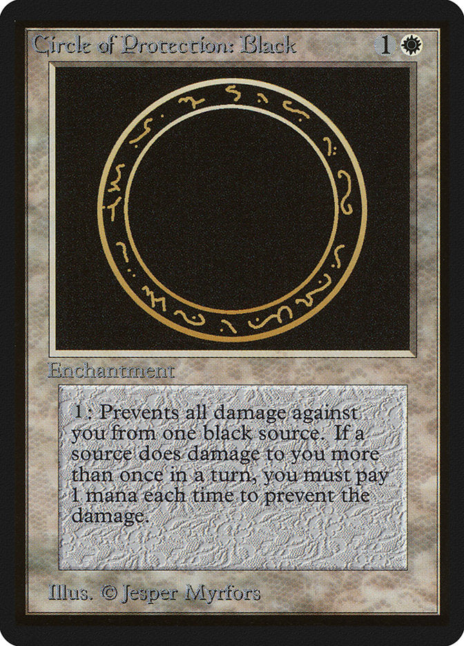 Circle of Protection: Black [Beta Edition] | Good Games Morley