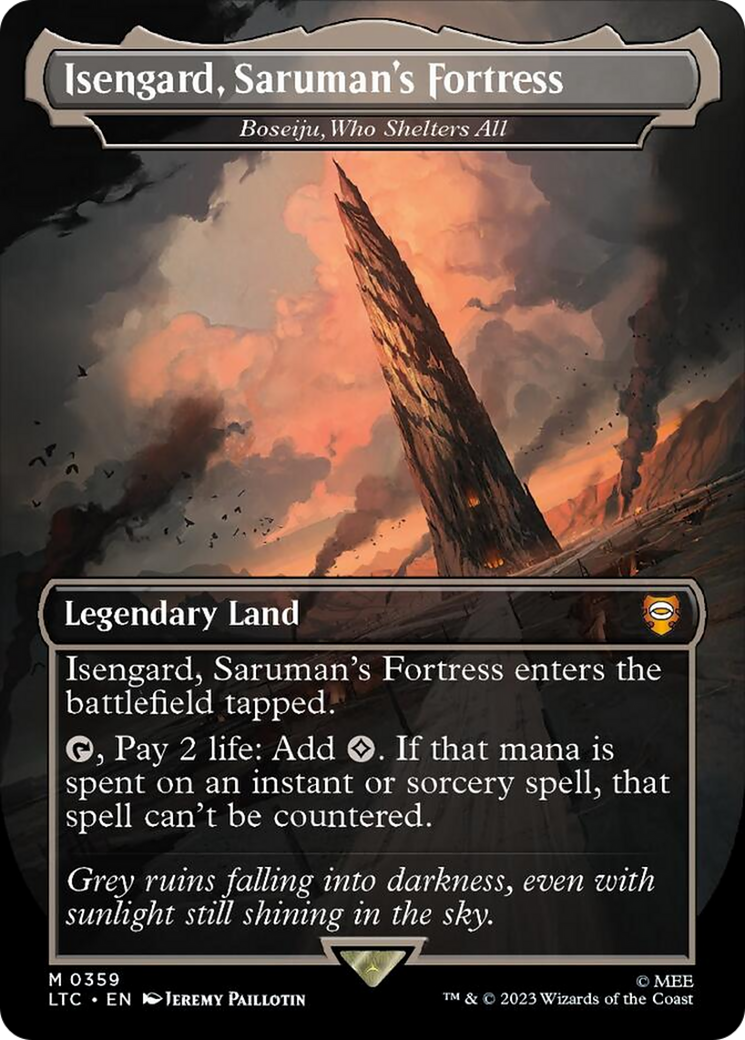 Isengard, Saruman's Fortress - Boseiju, Who Shelters All [The Lord of the Rings: Tales of Middle-Earth Commander] | Good Games Morley