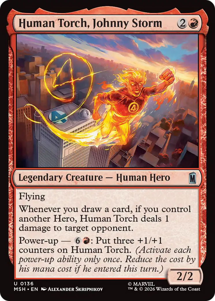 Human Torch, Johnny Storm [Marvel Super Heroes] | Good Games Morley