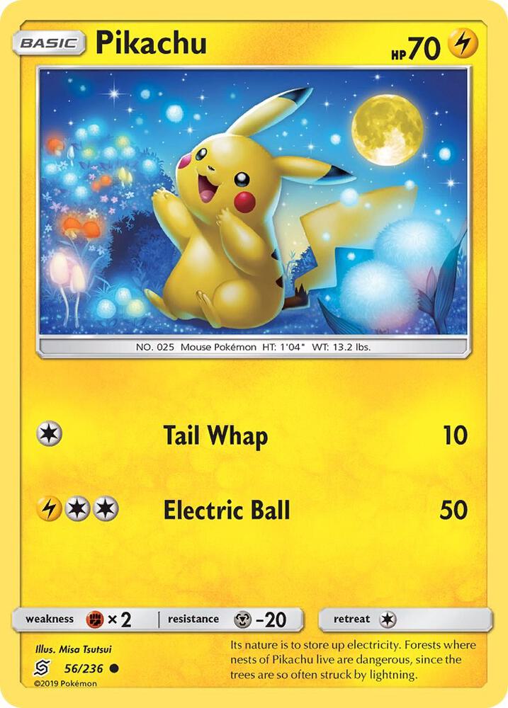 Pikachu 56/236 (SM - Unified Minds)  | Good Games Morley