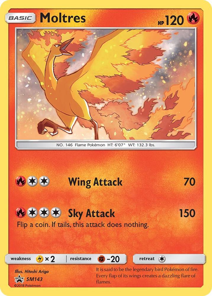 Moltres SM143 (SM Promos)  - Holofoil | Good Games Morley