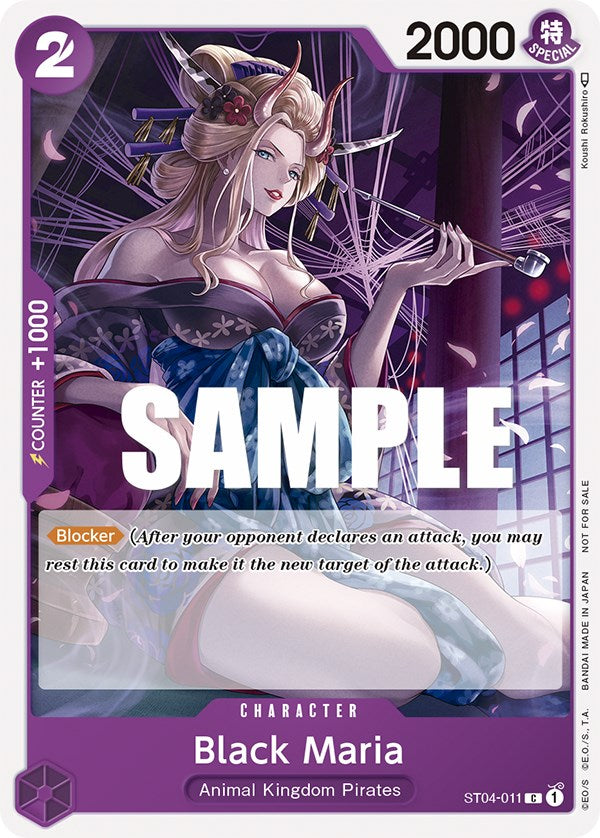 Black Maria (Tournament Pack Vol. 2) [One Piece Promotion Cards] | Good Games Morley