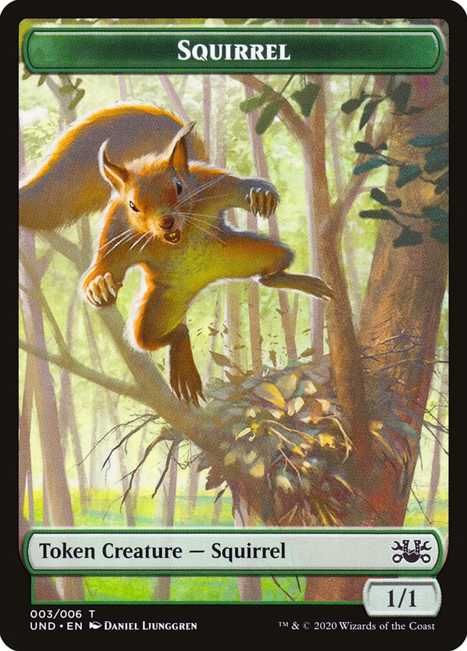 Beeble // Squirrel Double-Sided Token [Unsanctioned Tokens] | Good Games Morley