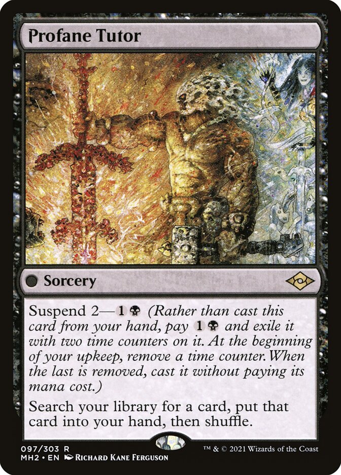 Profane Tutor 97 (Modern Horizons 2)  | Good Games Morley