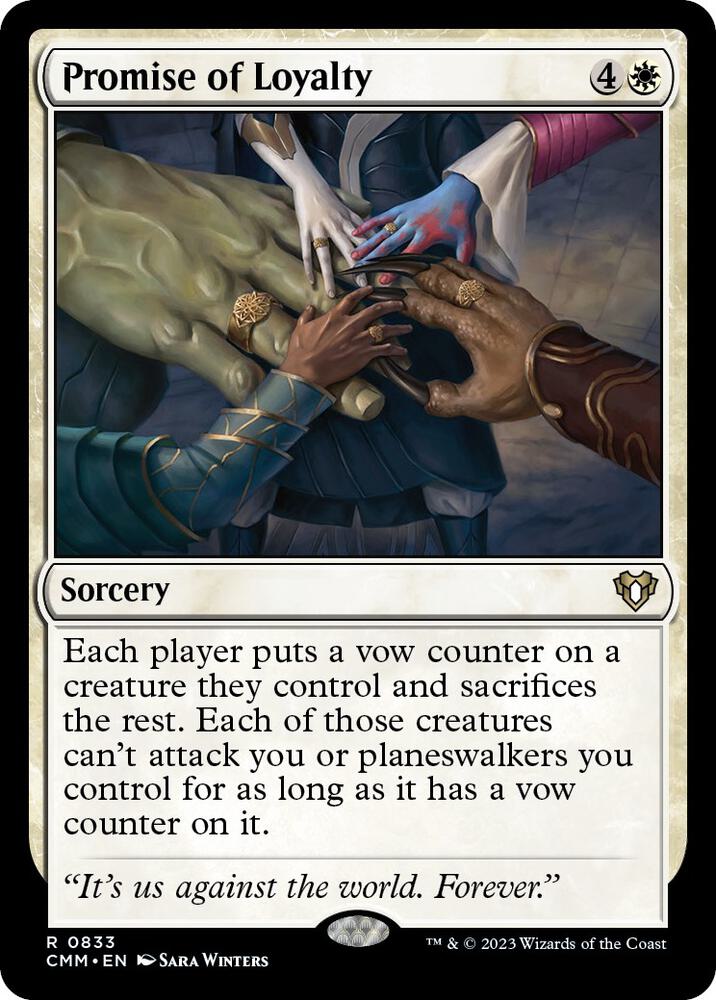 Promise of Loyalty 833/451 (Commander Masters)  | Good Games Morley