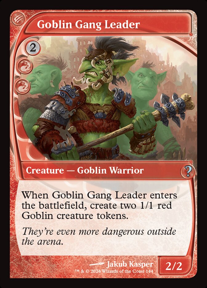 Goblin Gang Leader 144/390 (Mystery Booster 2)  - Future Sight | Good Games Morley