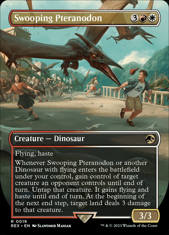 Swooping Pteranodon 19 (Universes Beyond: Jurassic World Collection)  - Borderless Foil | Good Games Morley
