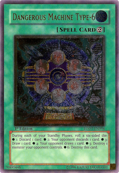 Dangerous Machine Type-6 [LODT-EN096] Ultimate Rare | Good Games Morley