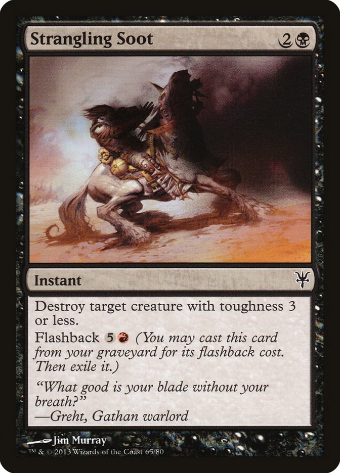 Strangling Soot [Duel Decks: Sorin vs. Tibalt] | Good Games Morley