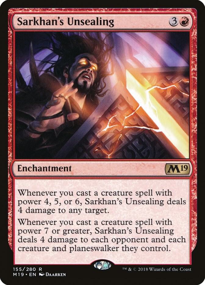 Sarkhans Unsealing 155 (Core Set 2019)  | Good Games Morley