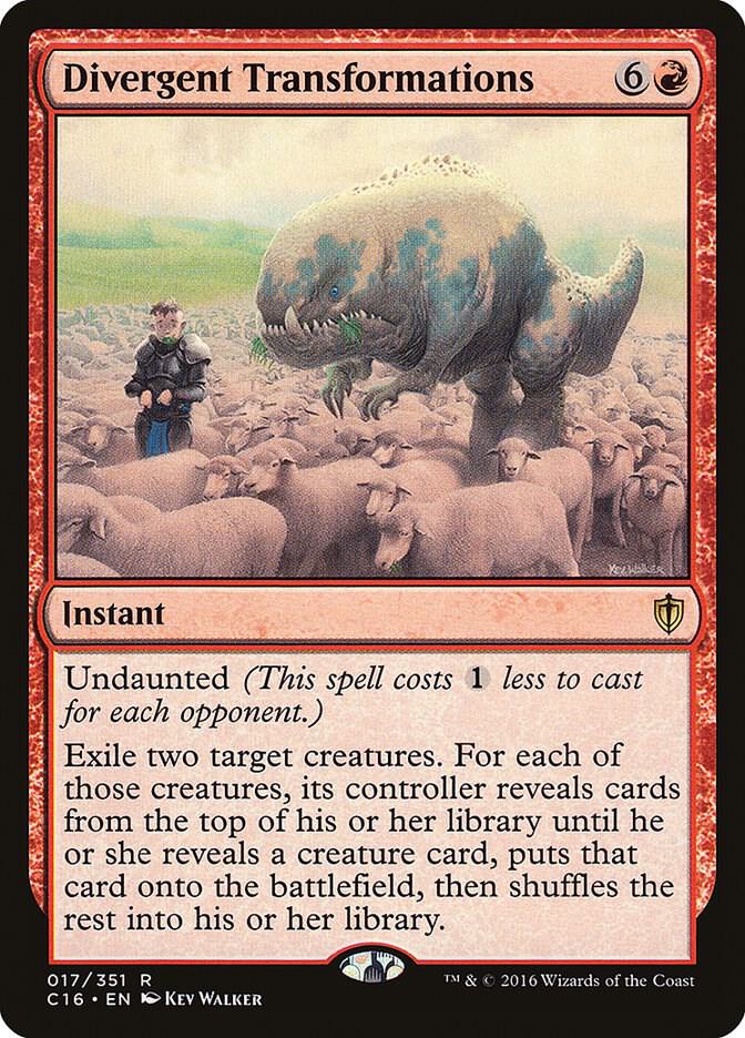 Divergent Transformations 17/351 (Commander 2016)  | Good Games Morley