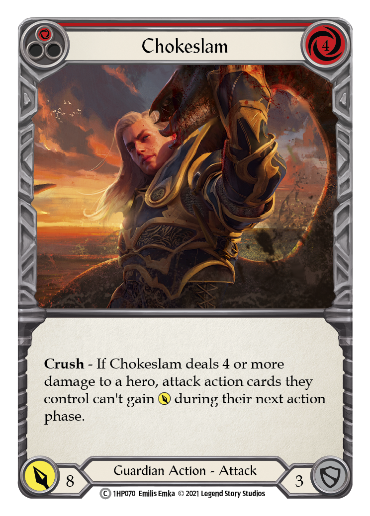 Chokeslam (Red) [1HP070] (History Pack 1) | Good Games Morley