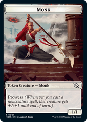 Monk // Kraken Double-Sided Token [March of the Machine Tokens] | Good Games Morley