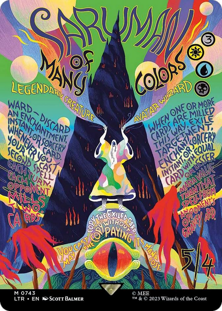 Saruman of Many Colors (Borderless Poster) [The Lord of the Rings: Tales of Middle-Earth] | Good Games Morley