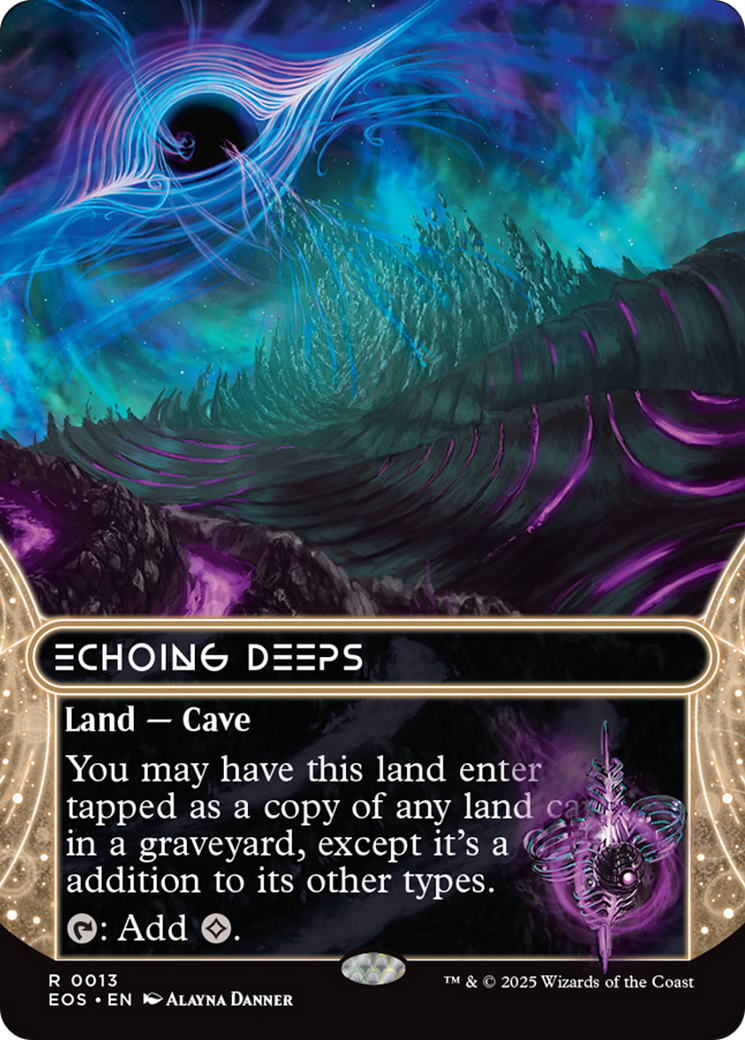 Echoing Deeps (0013) (Borderless) [Edge of Eternities: Stellar Sights] | Good Games Morley