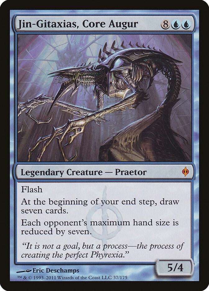 Jin-Gitaxias, Core Augur 37/175 (New Phyrexia)  - Foil | Good Games Morley