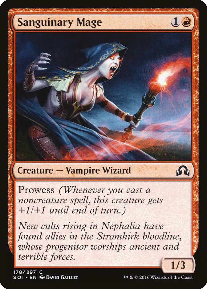 Sanguinary Mage 178/297 (Shadows over Innistrad)  - Foil | Good Games Morley